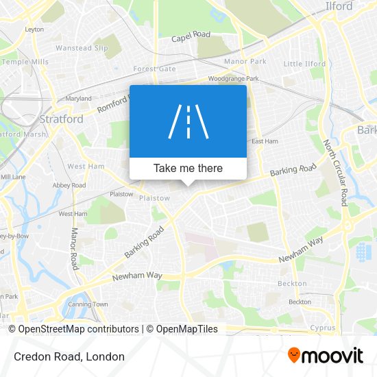 Credon Road map