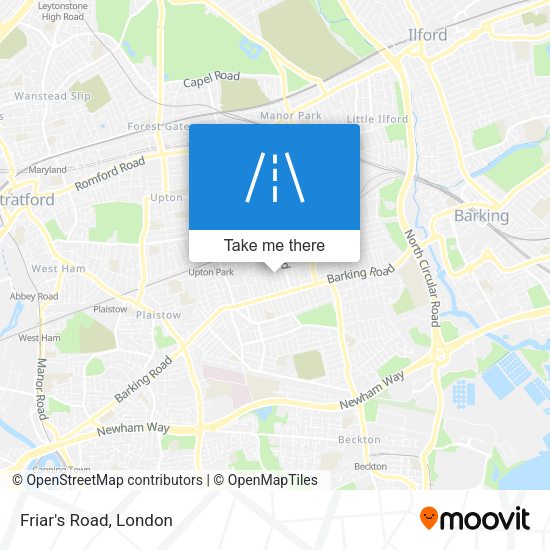 Friar's Road map