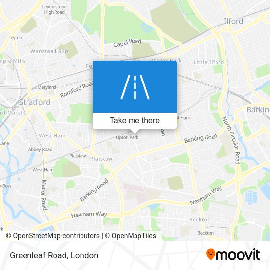 Greenleaf Road map