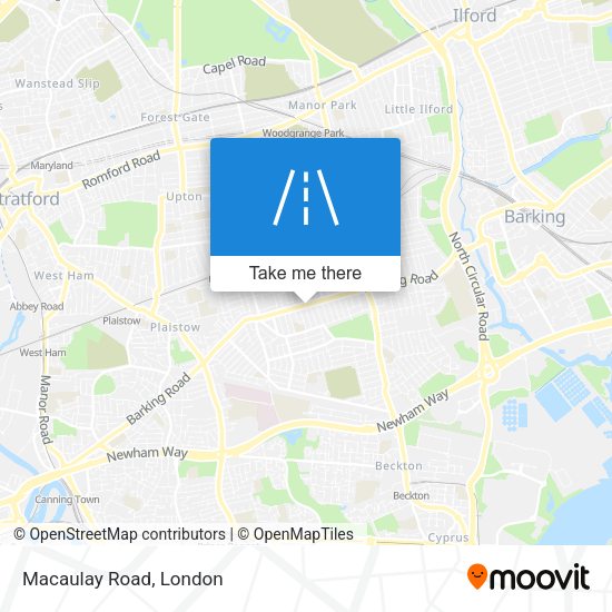 Macaulay Road map