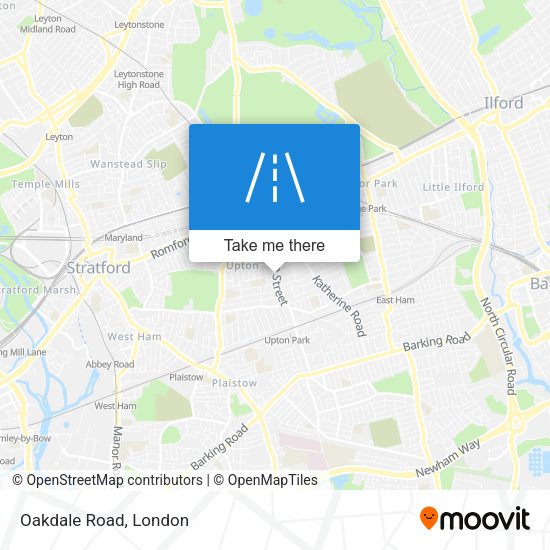 Oakdale Road map