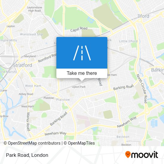 Park Road map