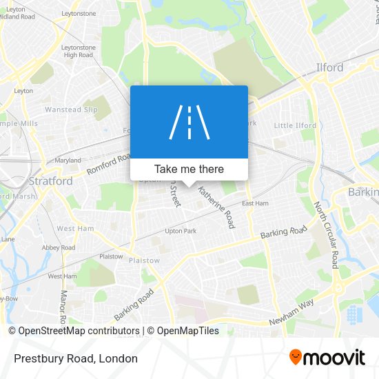 Prestbury Road map