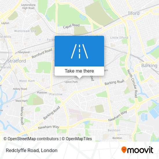 Redclyffe Road map