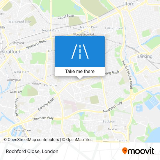 Rochford Close map