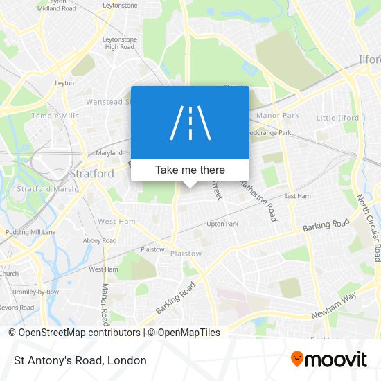 St Antony's Road map