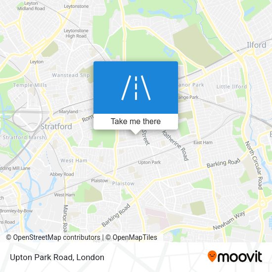 Upton Park Road map