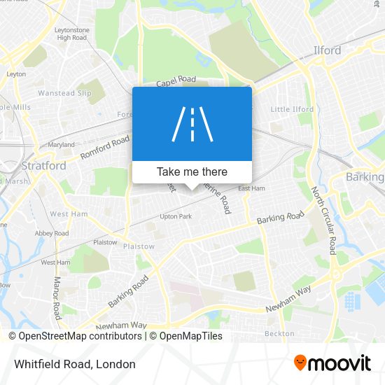 Whitfield Road map