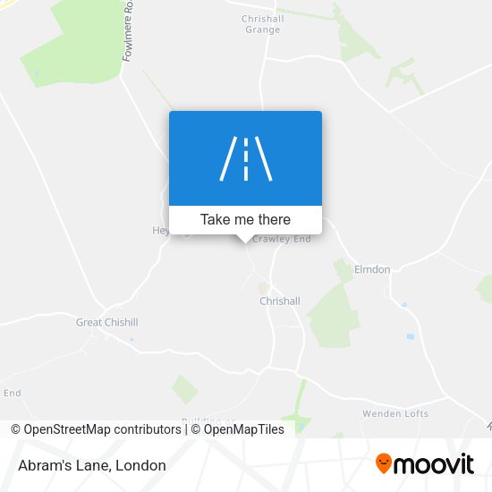 Abram's Lane map