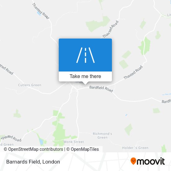 Barnards Field map