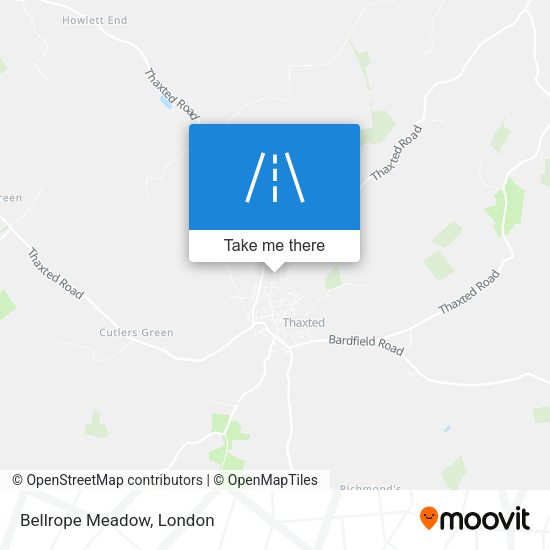 Bellrope Meadow map