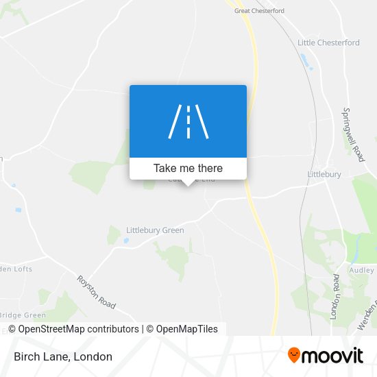 Birch Lane map
