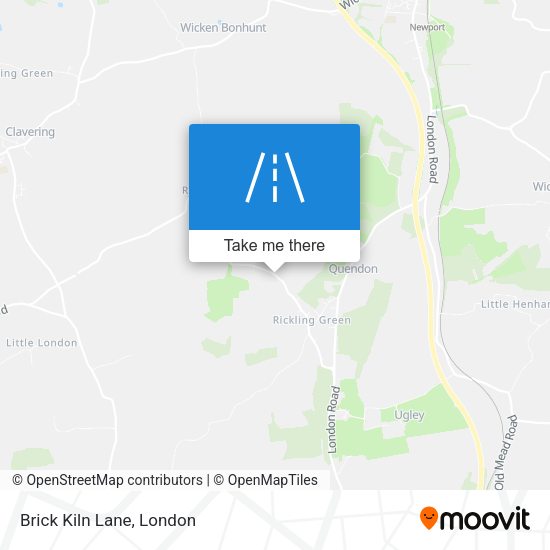Brick Kiln Lane map