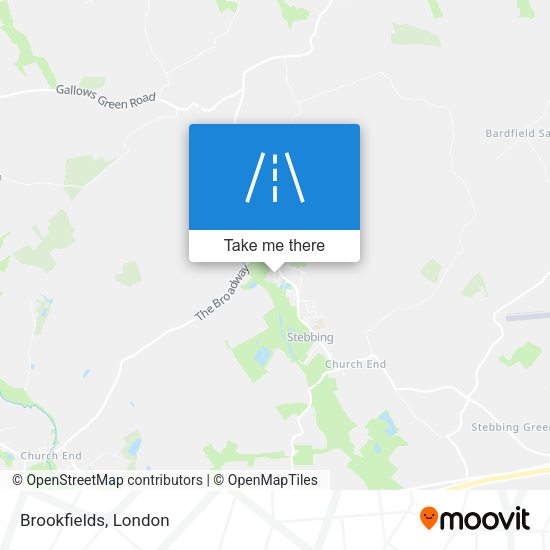 Brookfields map