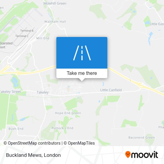 Buckland Mews map