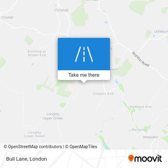 Bull Lane map