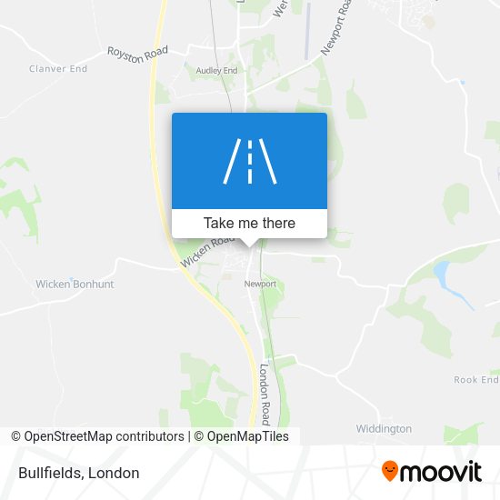 Bullfields map