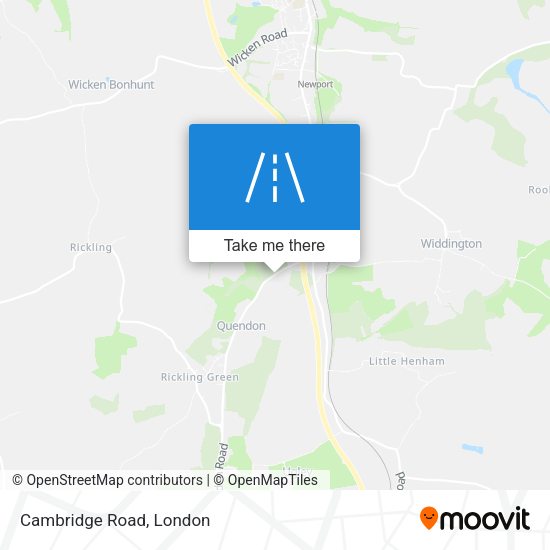 Cambridge Road map