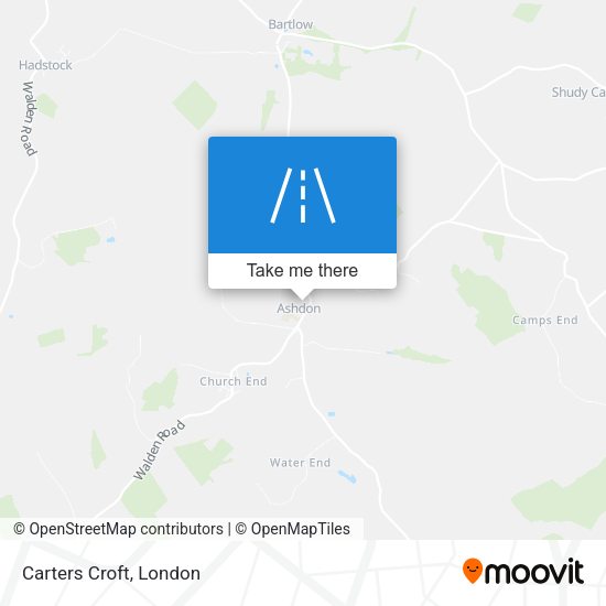 Carters Croft map