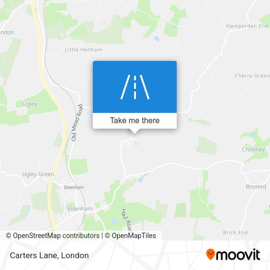Carters Lane map
