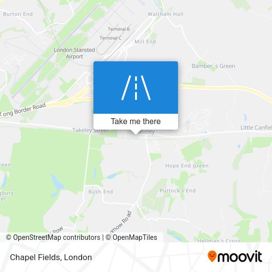 Chapel Fields map