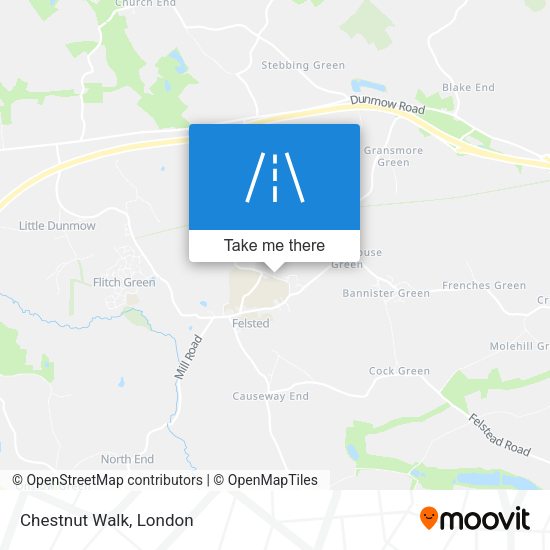 Chestnut Walk map
