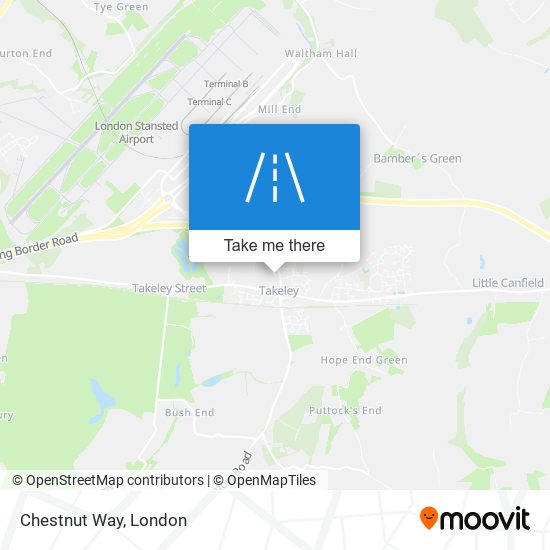 Chestnut Way map