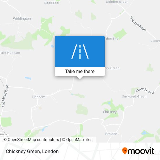 Chickney Green map