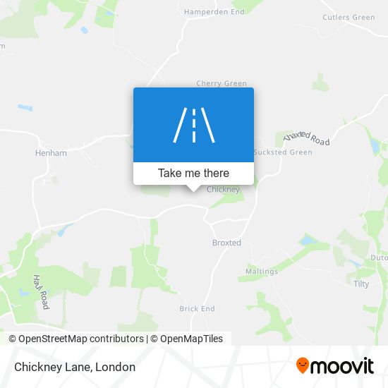 Chickney Lane map