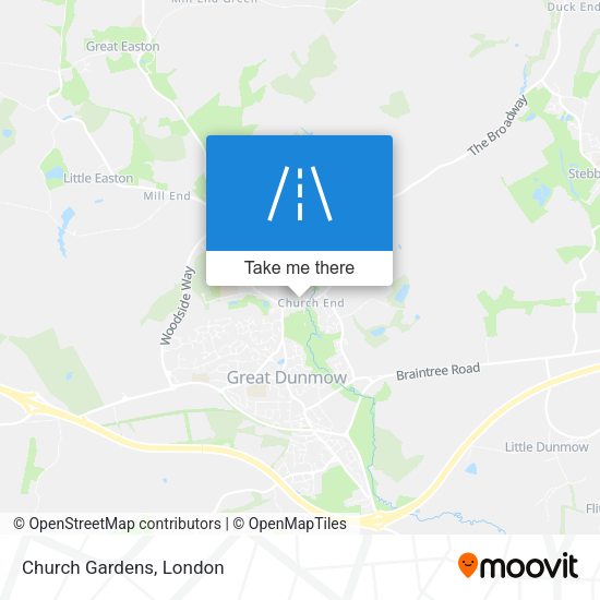 Church Gardens map