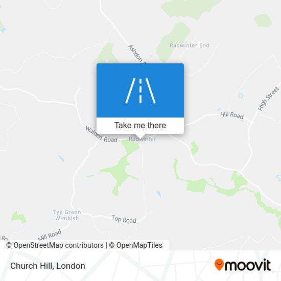 Church Hill map