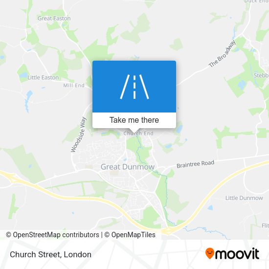 Church Street map