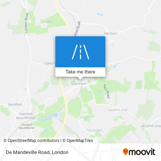 De Mandeville Road map