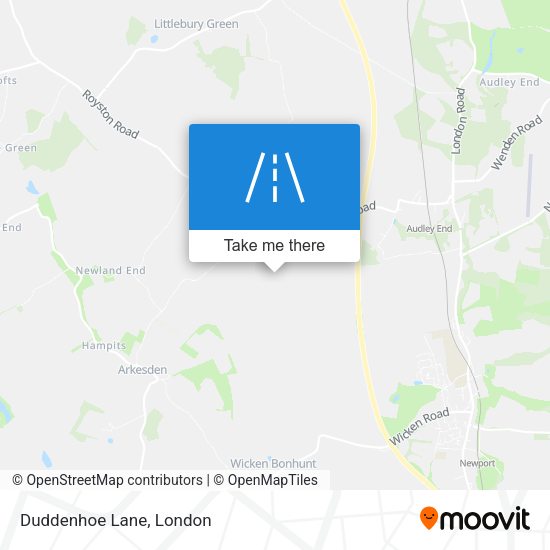 Duddenhoe Lane map