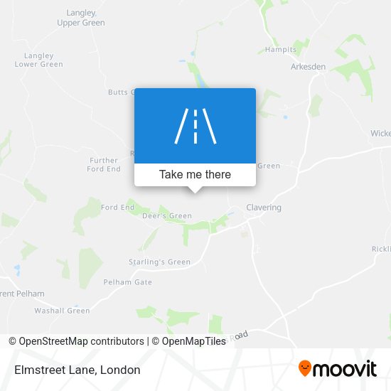 Elmstreet Lane map