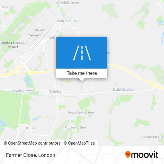 Farmer Close map
