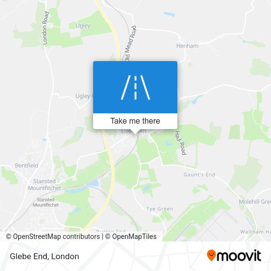 Glebe End map