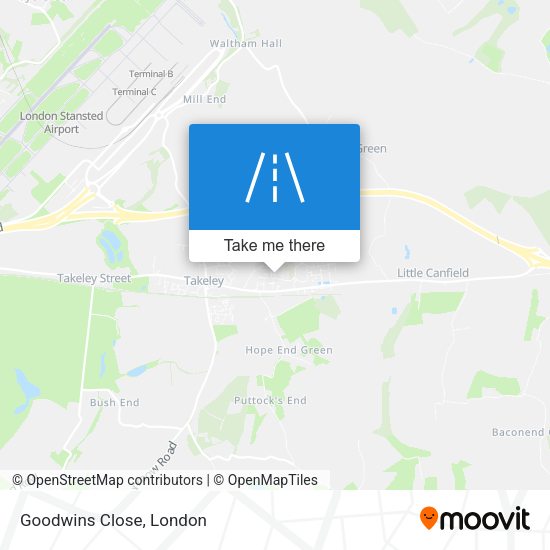 Goodwins Close map