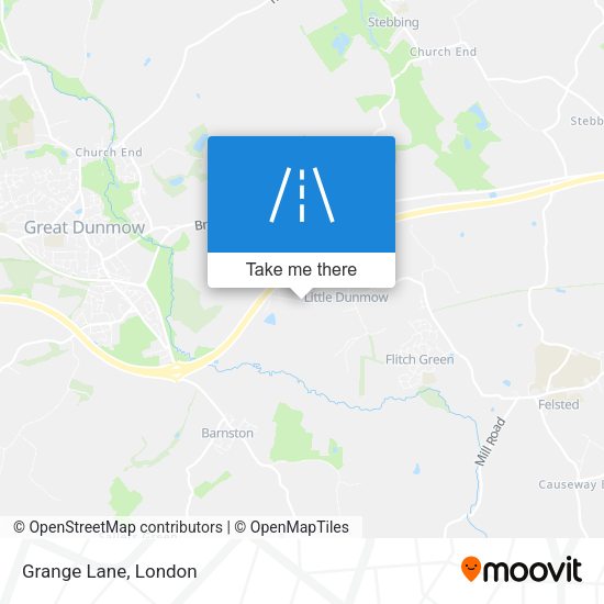 Grange Lane map