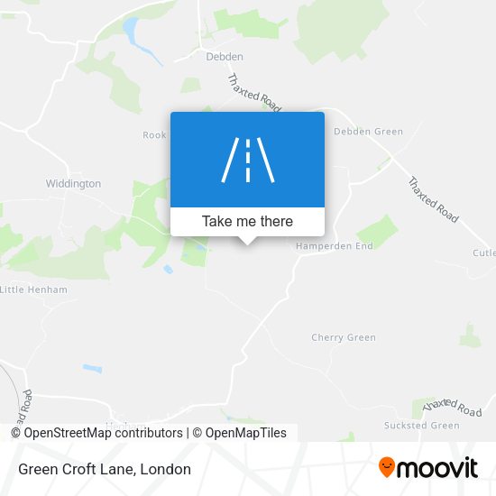 Green Croft Lane map