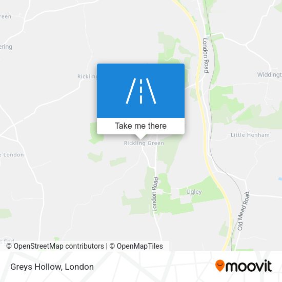 Greys Hollow map