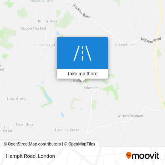 Hampit Road map