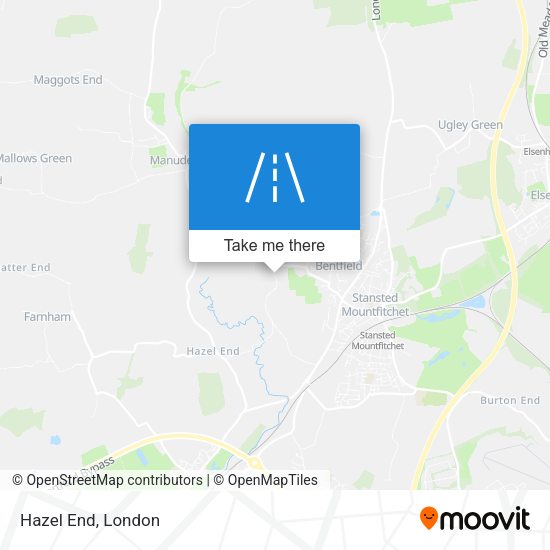 Hazel End map