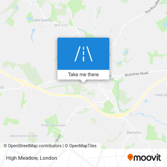 High Meadow map