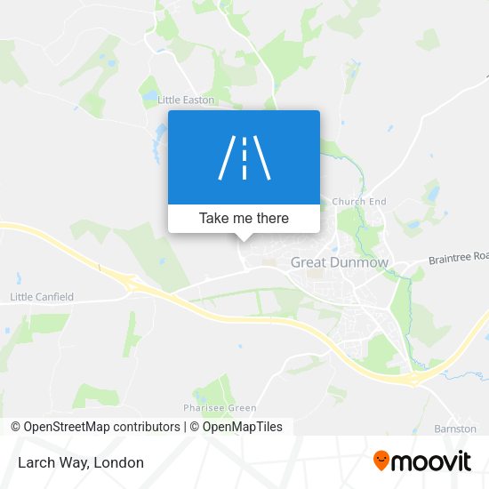 Larch Way map