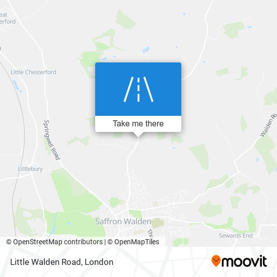 Little Walden Road map