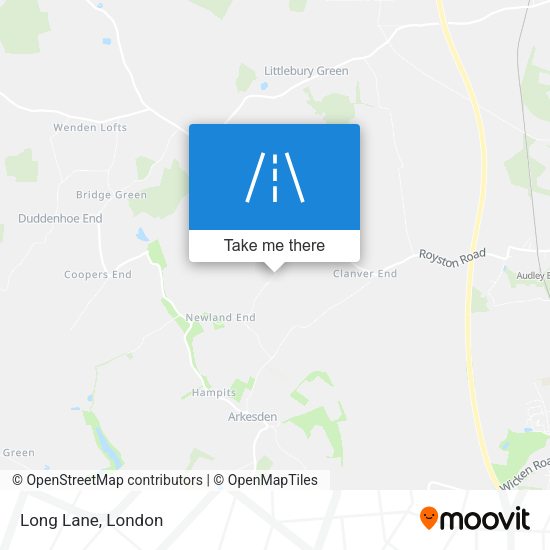 Long Lane map