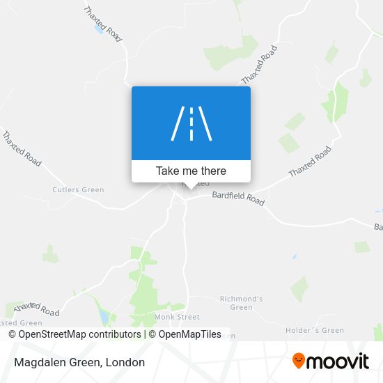 Magdalen Green map