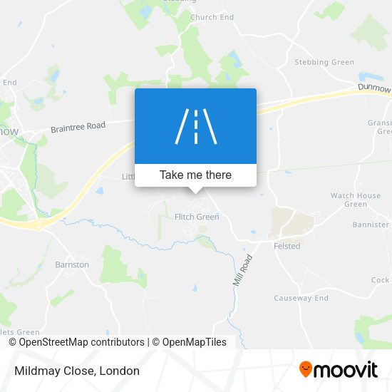 Mildmay Close map