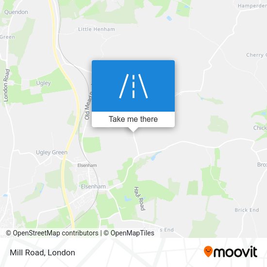 Mill Road map